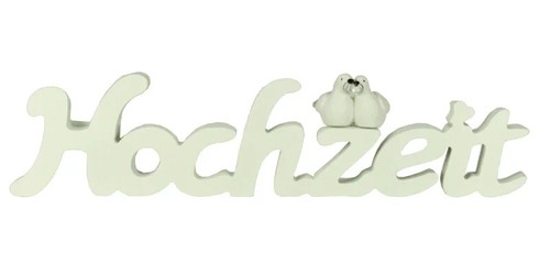 Deko schriftzug hochzeit - deko,