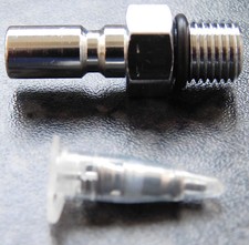 Inflator-Nippel & 2Ventile (für Jacket & Trockiventil geeignet) & Inflatortool