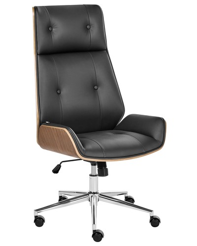 Bürostuhl kunstleder schwarz - bürostuhl,