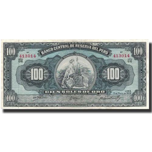 Geldschein peru 100 soles - geldschein,, peru,