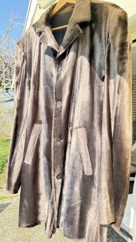 Brauner kurzmantel aus - brauner,
