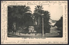 Ansichtskarte San Remo, Via Roma, Rondo del Zampillo 