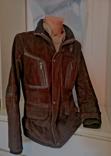 Chevignon lederjacke wildleder - lederjacke,
