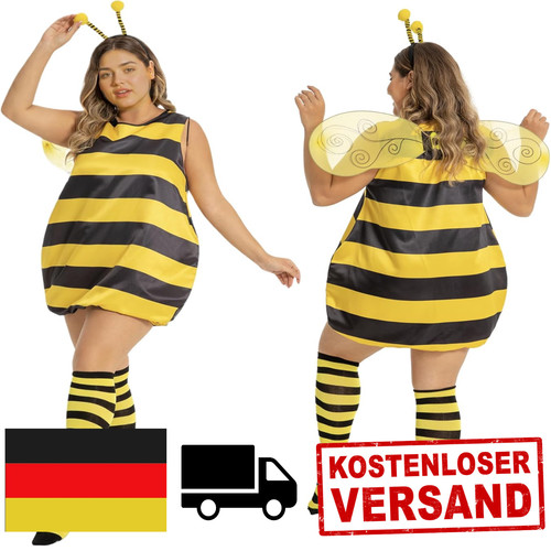 Bienenkostüm damen kinder - kinder, mit