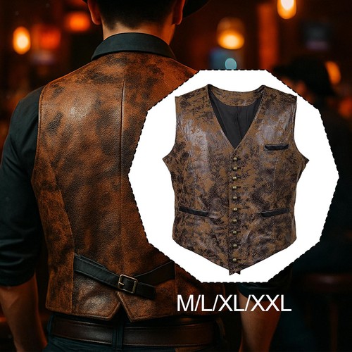 Steampunk cowboy weste - weste, v