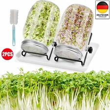 2x 1000 ML Sprossenglas Set