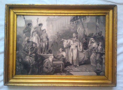 Große breite biedermeier - große,