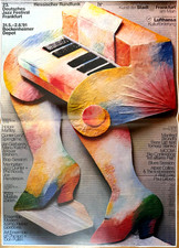 JAZZ  FESTIVAL FRANKFURT  1991 - KIESER - orig. Concert Poster - DIN A0 xx ART.1