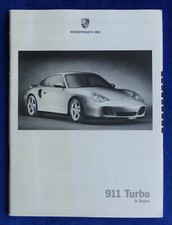 Porsche 911 Turbo Typ 996 - Preisliste MJ 2001 - Prospekt Brochure 08.2000