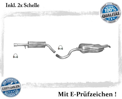 Auspuffanlage golf iv - auspuffanlage,