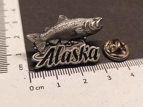 Pin anstecker fisch alaska - pin/anstecker,