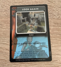 Tomb Raider (1999) Trading Card Lara Croft CCG Look Again Near mint