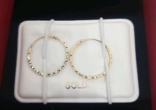 Gold Ohrringe Creole 9 Kt Gold Damen Ohrringe