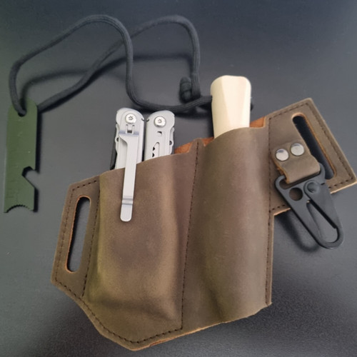 Leder gürteltasche premium - leder,