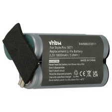 Akku für Moser Chrom Style Pro 1871 1800mAh 3,2V Haarschneidemaschine