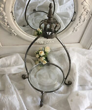 Etagere Antik Silber Krone 22