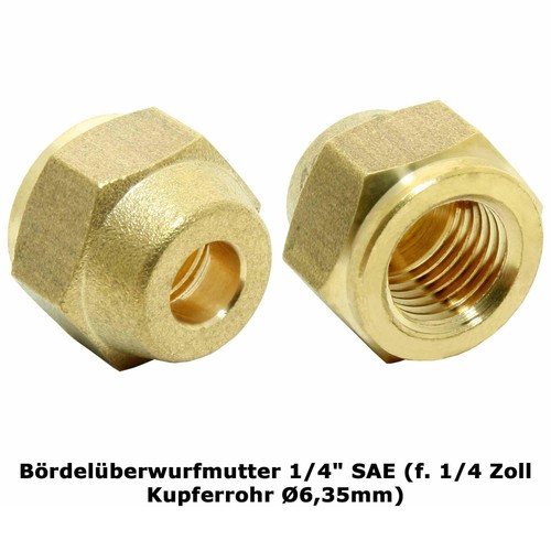 Bördel überwurfmuttern - bördel,