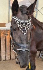 STIRNRIEMEN PERLEN SILBER