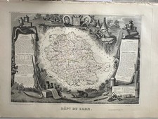 Landkarte Départementale