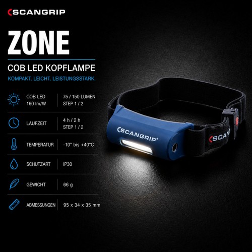 Scangrip stirnlampe akku - stirnlampe,