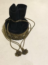 Trachtentasche für Damen zum Dirndl in Schwarz Klassisch Antik ! Stoff Tasche !
