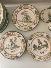 Gallo Landleben V&B 5x Kuchenteller Frühstücksteller Ø 20 cm Keramik Fayence TOP