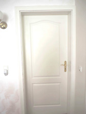 Zimmertür 86 cm Weißlack-Typ Landhaus–DIN rechts INCL. Beschlag - guter Zustand