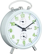 Atlanta Wecker Analog Mechanischer Wecker ganz ohne Batterie Retro 1063 Trendig