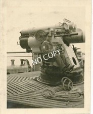 Foto WK II Deck eines Kreuzers