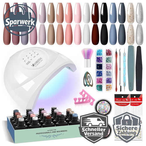 Gel nägel set - nägel, 16