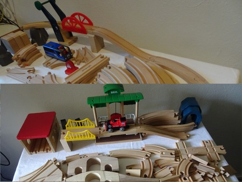 Holzeisenbahn mega set - holzeisenbahn, mega-set