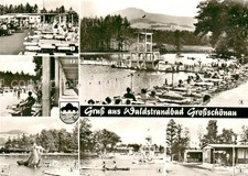 Grossschoenau Sachsen Gaststaette Auskleideraeume Waldstrandbad Gondelteich Zelt