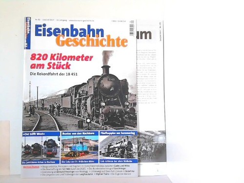 Eisenbahn geschichte heft - eisenbahn,