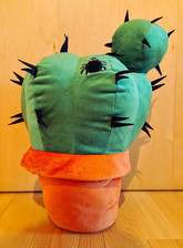 Hemmahos Ikea Kaktus im Blumentopf Kuscheltier Plüschtier Stofftier ca. 38 cm 