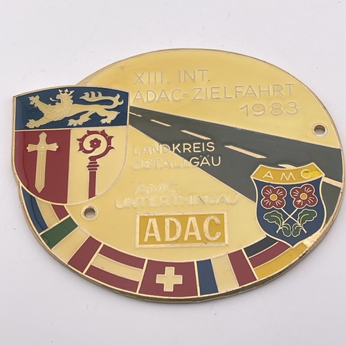 Plakette adac zielfahrt xiii - adac-zielfahrt,