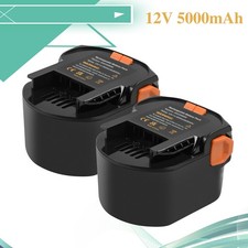 2X 12V 5Ah Ni-MH Akku für AEG
