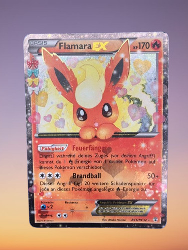 Pokémon karte flamara - karte, |