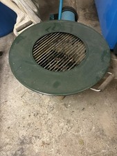 Feuerschale Grill 122cm 3-in-1 Feuerstelle Terrasse Feuerkorb Tisch Funkenschutz