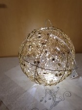 LED Deko Kugel Lichtkugel Gold
