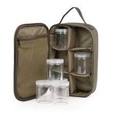 Carponizer Hook Bait inklusive 6 Kunststoffgläser - Ködertasche / Karpfentasche 