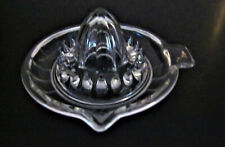 Vintage Zitruspresse aus Klarglas Presse Zitrone, Orange, Grapefruit..