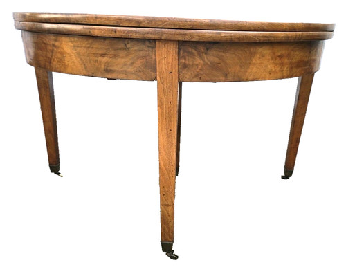 Halbrunder biedermeier tisch - ,
