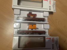 MÄRKLIN HO Unimog + Bauwagen Transport 00753-14  11 OVP neuwertiges Sammlermodel