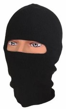 Sturmhaube mit Schlitz Motorradhaube Räubermaske Skimaske Halloween Karneval