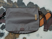 Vintage BREE Tasche Messenger Punch Bag Umhängetasche aus Plane braun orange