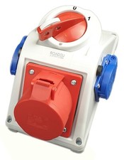 Kombi Starkstrom Wandsteckdose