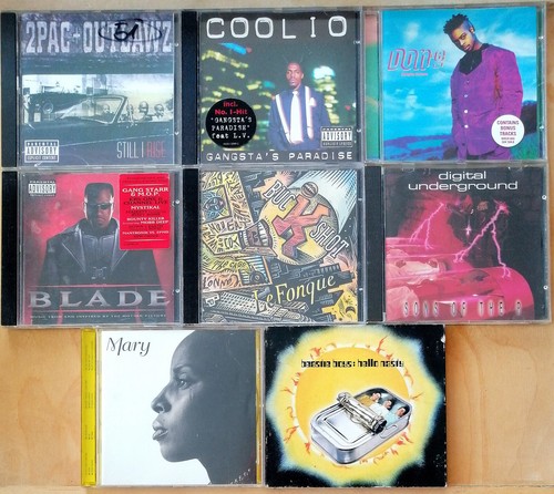 Hip hop sammlung - cd, 8stk.