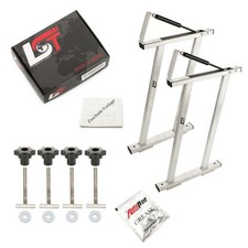 2x locking rails screws damper