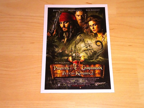Cinema filmkarte pirates of - cinema,