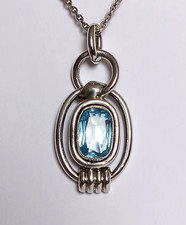 Anhänger  Silber Art Deco